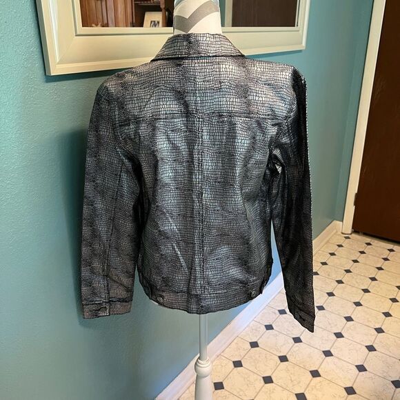 Guess Silver Jean Jacket - Picture 7 of 10